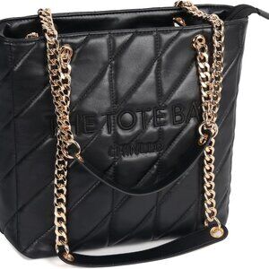 Women Tote Bag PU Leather Medium Handbag Purse for Daily Use
